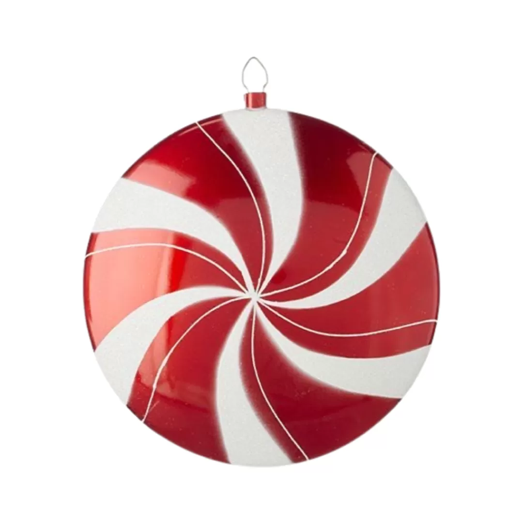 RAZ Ornaments-10" Peppermint Ornament