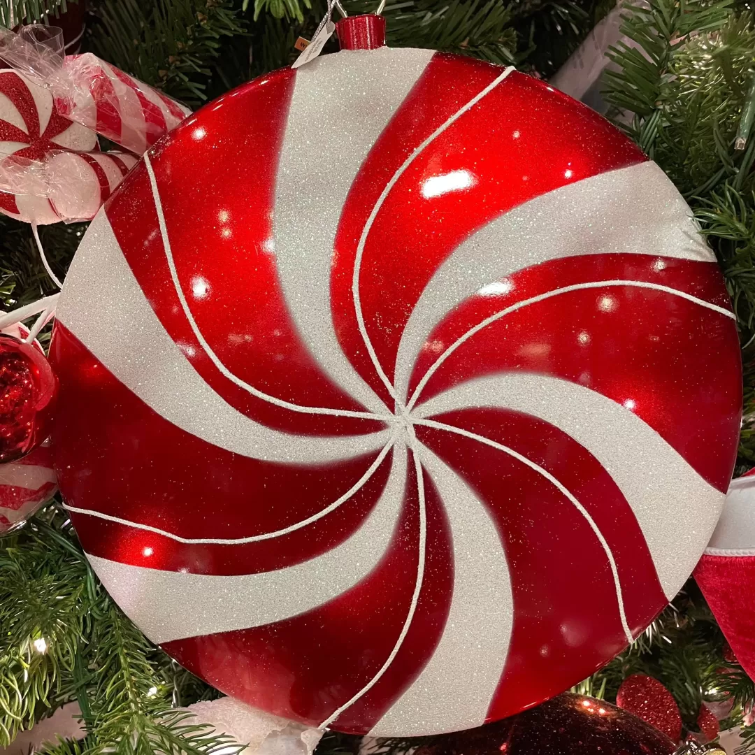 RAZ Ornaments-12" Peppermint Ornament