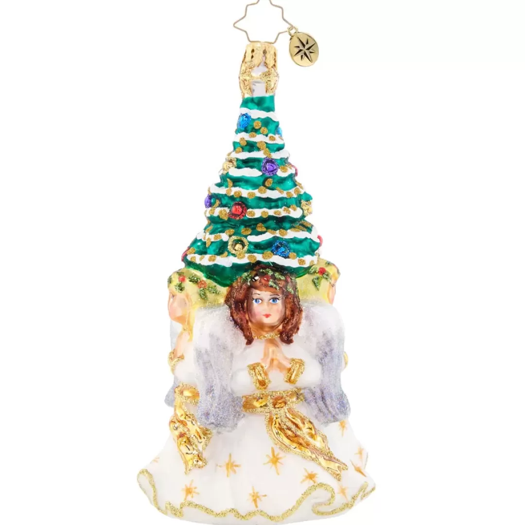 Christopher Radko Ornaments-Angelic Christmas Tree Ornament By