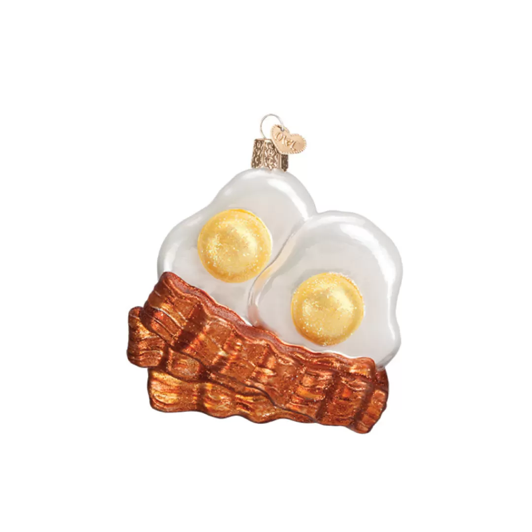 Old World Christmas Ornaments-Bacon And Eggs Ornament