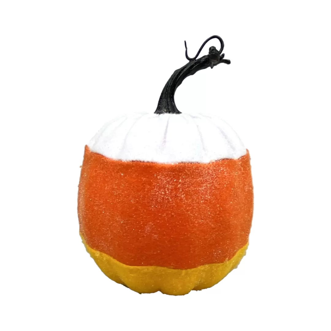 Liberty Floral Halloween Focal Points-Candy Corn Pumpkin-Small