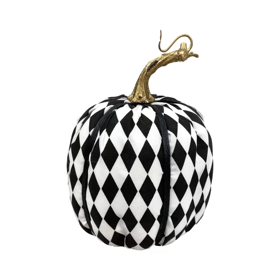 Liberty Floral Halloween Focal Points-Fabric Harlequin Pumpkin, Large