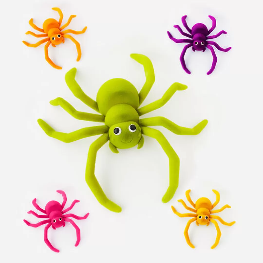 180 Degrees Halloween Focal Points-Flocked Giant Spider