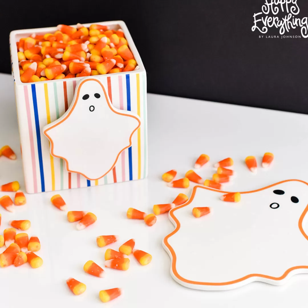 Happy Everything Halloween Table Top Decor-Ghost Mini Attachment By !