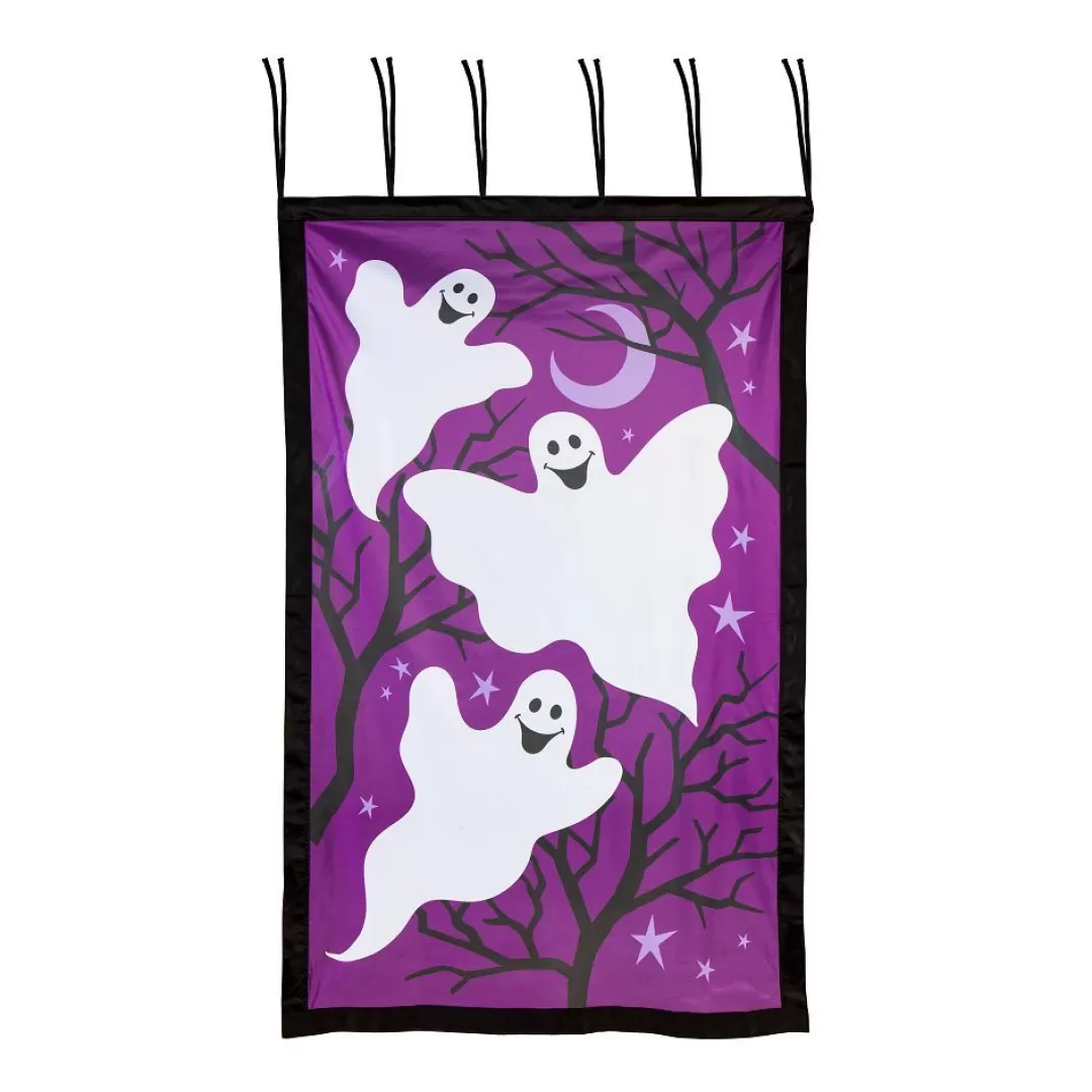 Evergreen Halloween Wall Decor-Ghost Shadow Scape Window Shade