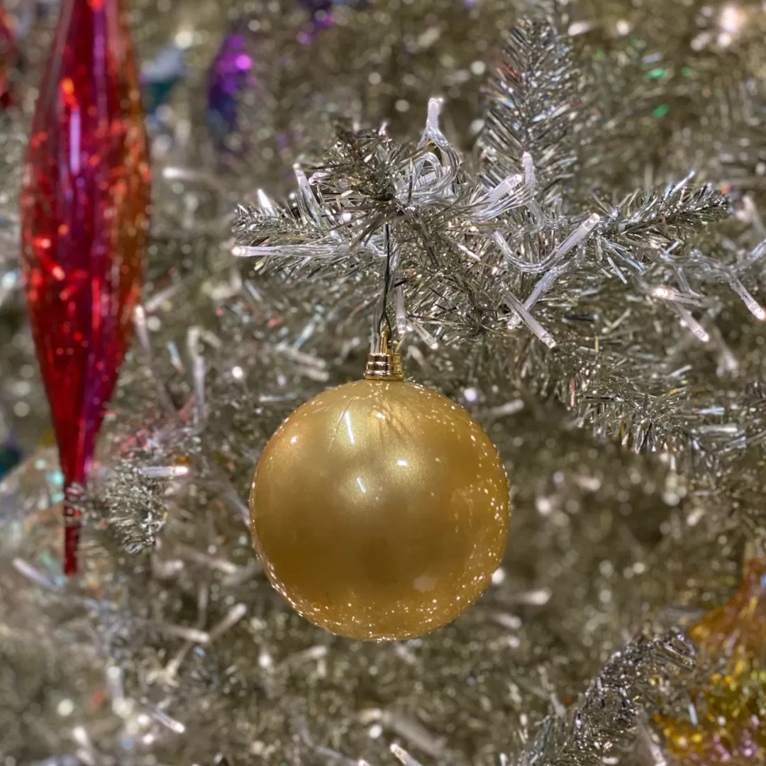 Farrisilk Ball Ornaments-Gold Candy Apple Finish Ball Ornament, 8"