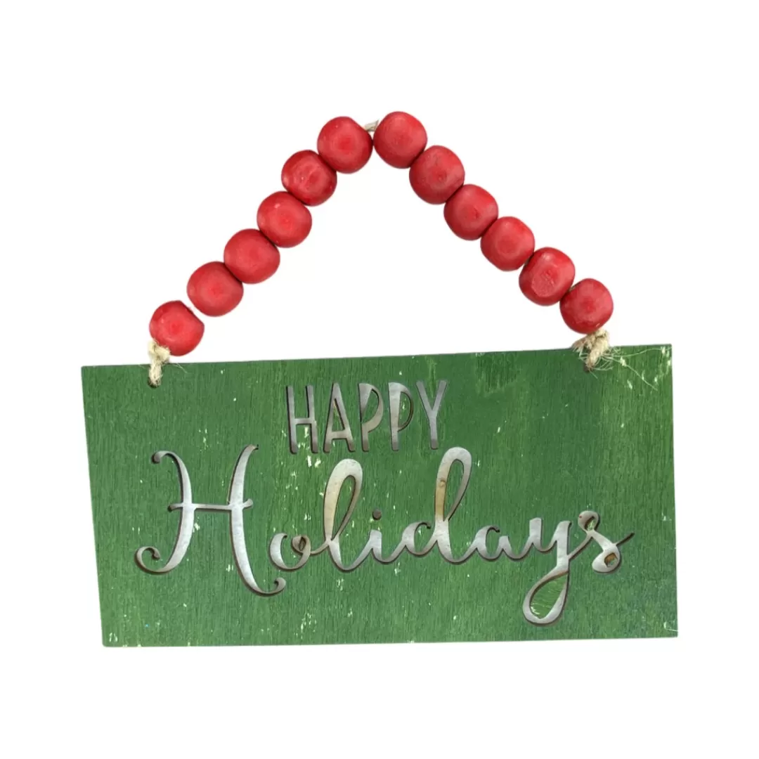 Direct Export Co. Ornaments-Happy Holidays Sign Ornament