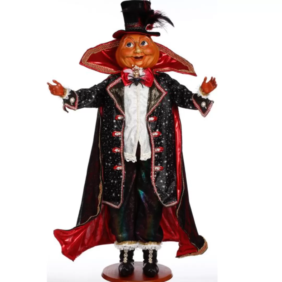 Mark Roberts Halloween Focal Points-Mr. Pumpkin Head, Large