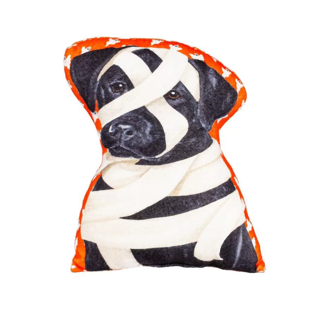 Evergreen Halloween Pillows-Mummy Dog Mini Pillow