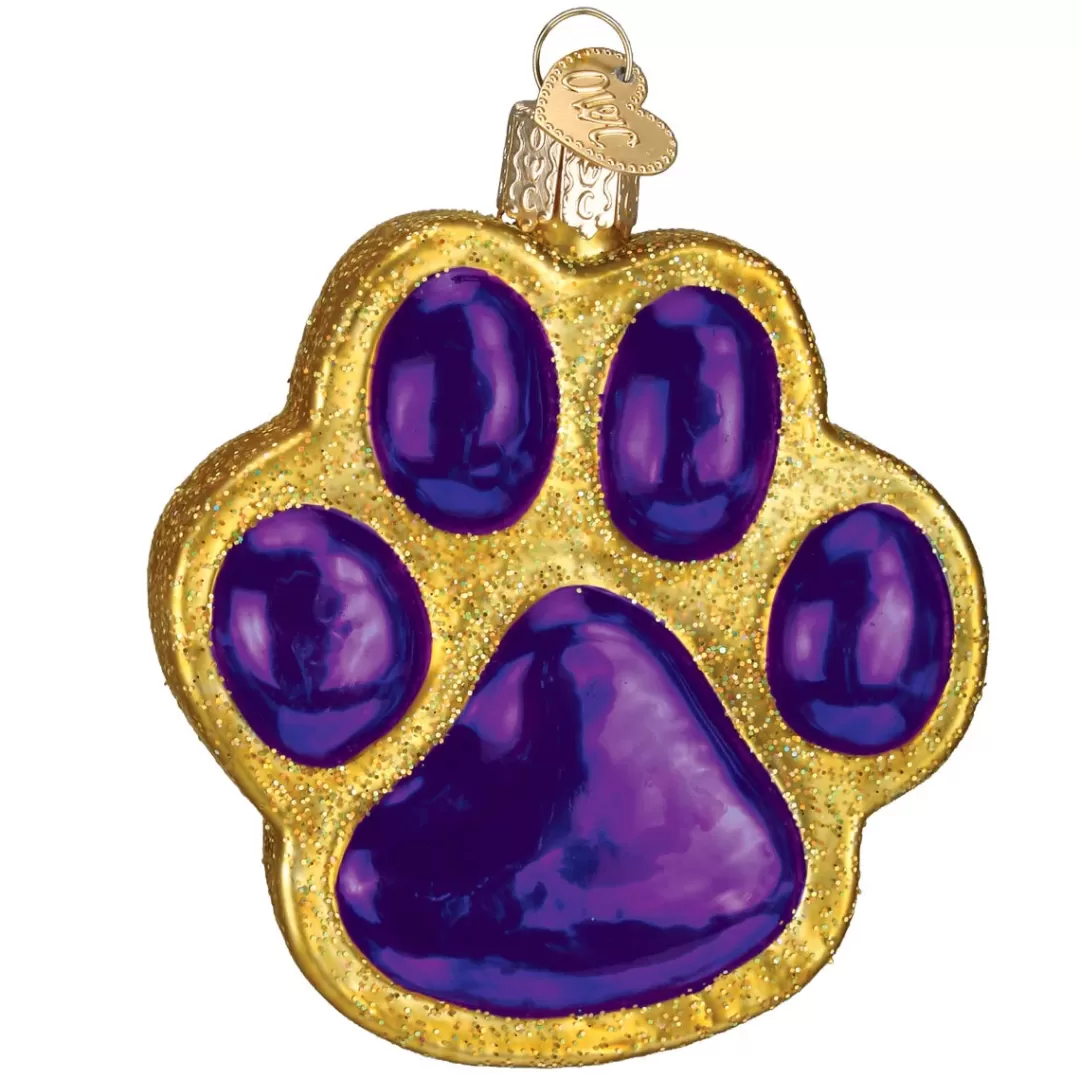 Old World Christmas Ornaments-Paw Print Ornament