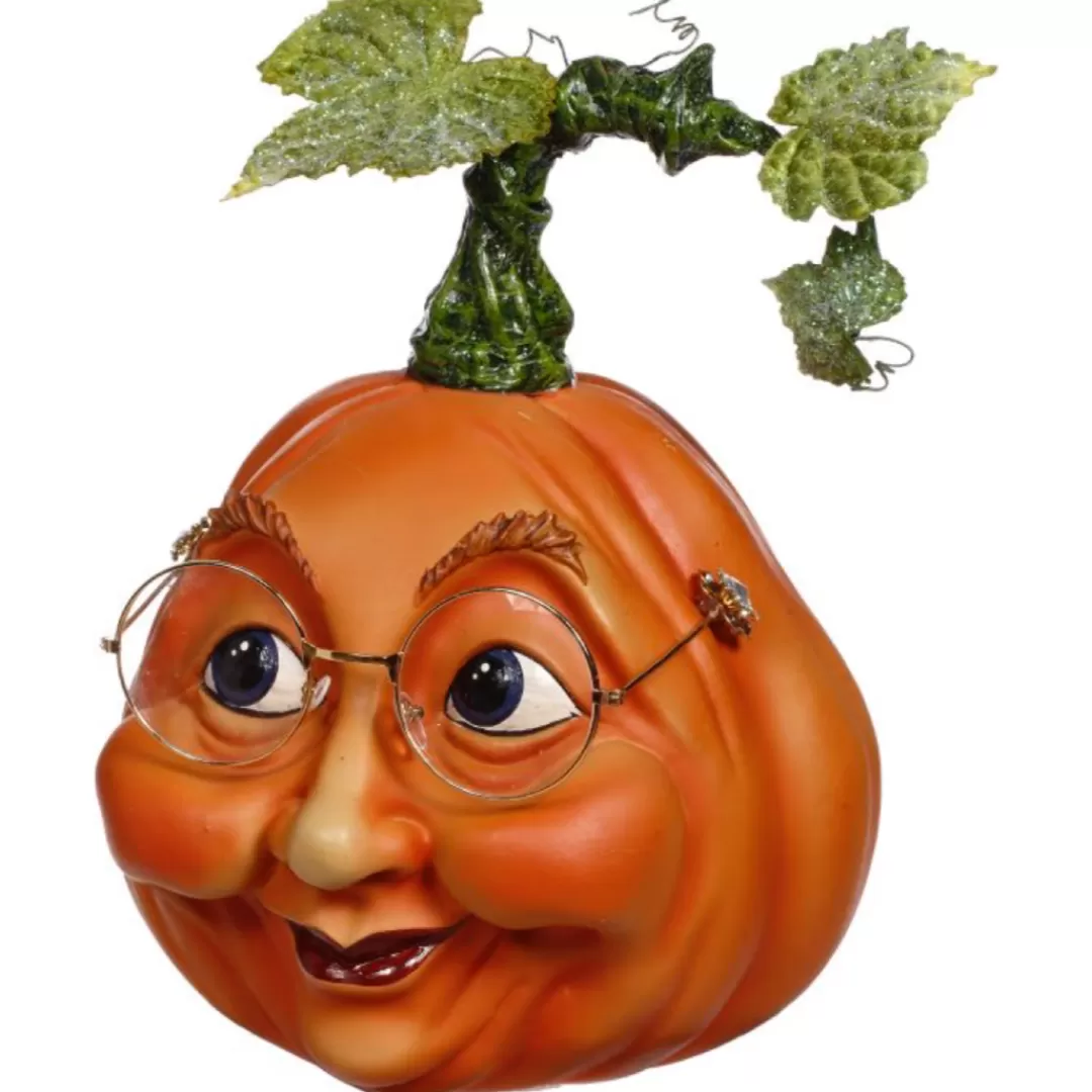 Mark Roberts Halloween Focal Points-Pumpkin Head Decor, Large