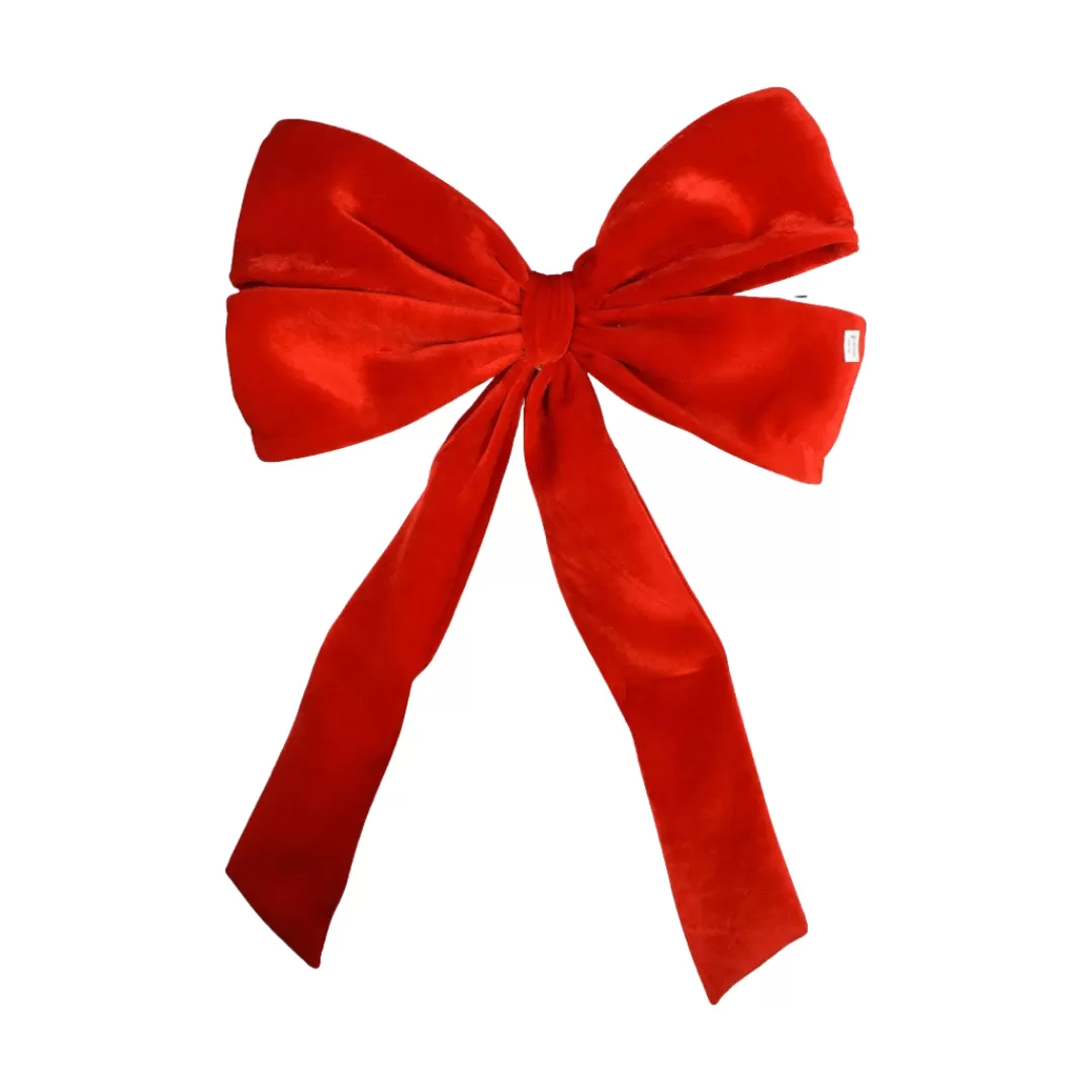 Direct Export Co. Christmas Ribbon-Red Velvet Bow, 39"