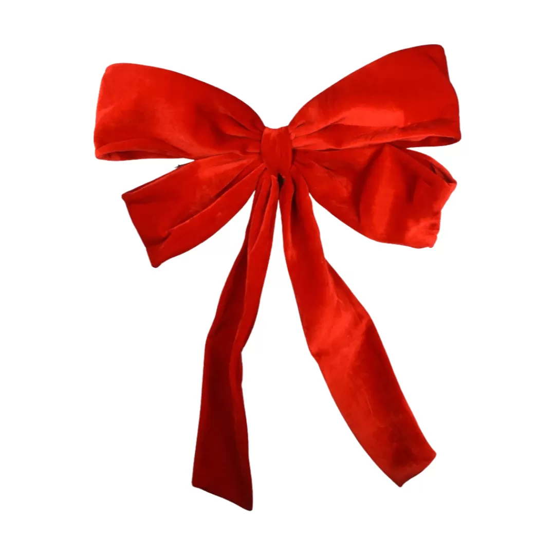 Direct Export Co. Christmas Ribbon-Red Velvet Bow, 47"